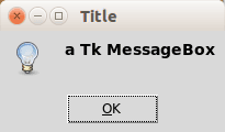 TkMessage box